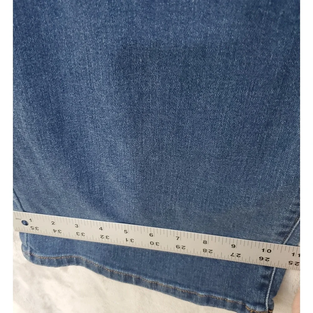 Judy Blue Jeans Womens Size 16W Blue Wide Leg Stretch Denim High Rise EUC - Picture 9 of 9